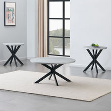 Load image into Gallery viewer, Keyla - 3 Piece Faux Marble Table Set - Gray