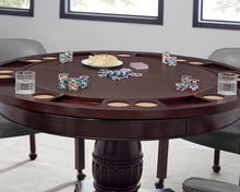 Load image into Gallery viewer, Tournament - Dining and Game Table - Dark Brown
