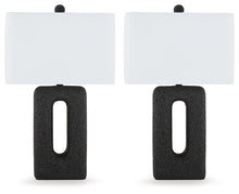 Load image into Gallery viewer, Wimmings - Black - Poly Table Lamp (Set of 2)