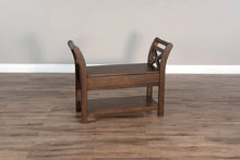 Load image into Gallery viewer, Homestead - Accent Bench With Storage - Dark Brown