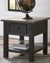 Load image into Gallery viewer, Tyler - Grayish Brown / Black - Rectangular End Table