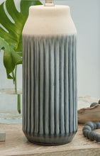 Load image into Gallery viewer, Afener - Blue / Beige - Ceramic Table Lamp (Set of 2)