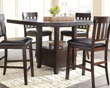 Load image into Gallery viewer, Haddigan - Dark Brown - Rectangular Dining Room Counter Extension Table