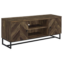 Load image into Gallery viewer, Myles - 2 Door Engineered Wood TV Stand - Rustic Oak