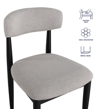 Load image into Gallery viewer, Magnolia - Upholstered Side Chair (Set of 2) - Black / Gray