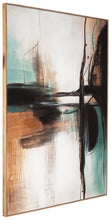 Load image into Gallery viewer, Brunonia - Teal / Orange / Black - Wall Art