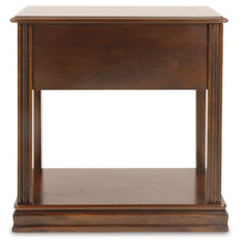 Load image into Gallery viewer, Breegin - Brown - Chair Side End Table - Removable Tray