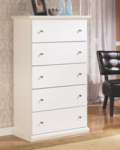 Load image into Gallery viewer, Bostwick - White - Five Drawer Chest