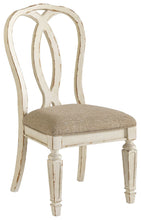 Load image into Gallery viewer, Realyn - Chipped White - Dining UPH Side Chair (Set of 2) - Ribbonback