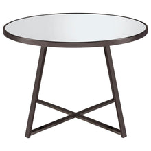 Load image into Gallery viewer, Jillian - Round Mirror Top Dining Table - Black Nickel