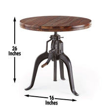Load image into Gallery viewer, Sparrow - Round Crank Table - Dark Brown