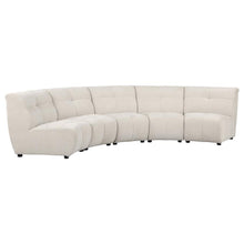 Load image into Gallery viewer, Charlotte - Upholstered Curved Modular Sectional Sofa