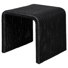 Load image into Gallery viewer, Cahya - Woven Rattan Square End Table - Black