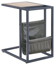 Load image into Gallery viewer, Freslowe - Light Brown / Black - Chair Side End Table With Magazine Basket