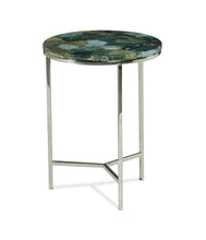 Load image into Gallery viewer, Foster - Jaspe Top Chairside Table - Green