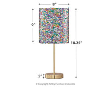 Load image into Gallery viewer, Maddy - Purple - Metal Table Lamp