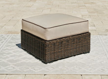 Load image into Gallery viewer, Coastline Bay - Brown - Ottoman With Cushion