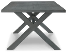 Load image into Gallery viewer, Elite Park - Gray - Rect Dining Table W/Umb Opt