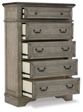 Load image into Gallery viewer, Lodenbay - Antique Gray - Five Drawer Chest