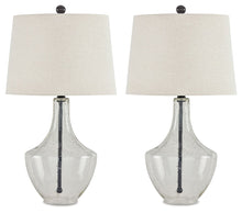 Load image into Gallery viewer, Gregsby - Clear / Black - Glass Table Lamp (Set of 2)