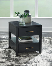 Load image into Gallery viewer, Winbardi - Black - Rectangular End Table