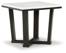 Load image into Gallery viewer, Fostead - White / Espresso - Square End Table