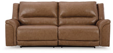 Load image into Gallery viewer, Trasimeno - Caramel - 2 Seat Pwr Rec Sofa Adj Headrest