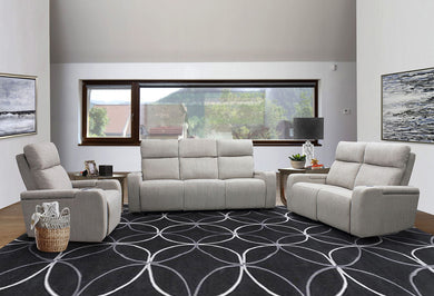 Orpheus - Power Reclining Sofa Loveseat And Recliner - Bisque