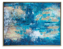 Load image into Gallery viewer, Scarlite - Teal / Gold Finish - Wall Art