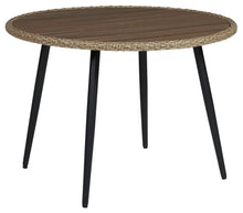 Load image into Gallery viewer, Amaris - Brown / Black - Round Dining Table