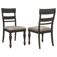 Load image into Gallery viewer, Bridget - Wood Dining Side Chair (Set of 2) - Charcoal