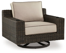 Load image into Gallery viewer, Coastline Bay - Brown - Swivel Lounge W/ Cushion