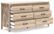 Load image into Gallery viewer, Battelle - Tan - Six Drawer Dresser