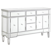 Load image into Gallery viewer, Duchess - 5-Drawer Mirrored Storage Accent Cabinet - Silver