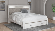 Load image into Gallery viewer, Altyra - White - King Upholstered Storage Bed