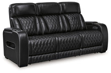 Load image into Gallery viewer, Boyington - Black - 2 Pc. - Power Reclining Sofa And Loveseat