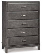 Load image into Gallery viewer, Caitbrook - Gray - Five Drawer Chest