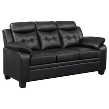 Load image into Gallery viewer, Finley - Upholstered Padded Arm Tufted Sofa - Black