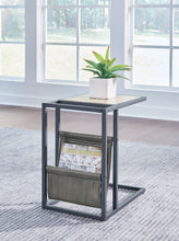 Load image into Gallery viewer, Freslowe - Light Brown / Black - Chair Side End Table With Magazine Basket