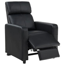 Load image into Gallery viewer, Toohey - Upholstered Home Theater Push Back Recliner - Black