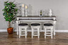 Load image into Gallery viewer, Carriage House - Swivel Stool - White / Dark Brown