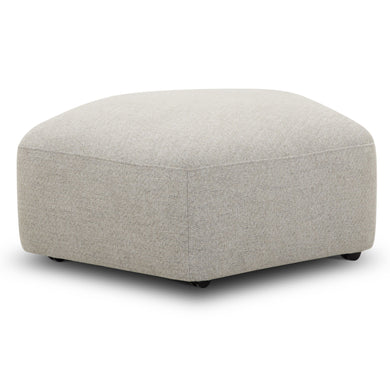Playful - Ottoman with Casters - Canes Cobblestone