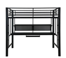 Load image into Gallery viewer, Avalon - Full Workstation Loft Bed - Black