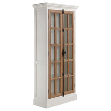 Load image into Gallery viewer, Tammi - 2 Door Wood Tall Cabinet - Distressed White And Brown