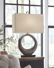 Load image into Gallery viewer, Saria - Antique Silver Finish - Metal Table Lamp