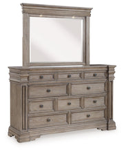 Load image into Gallery viewer, Blairhurst - Light Grayish Brown - Dresser And Mirror