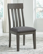 Load image into Gallery viewer, Hallanden - Black / Gray - Dining UPH Side Chair (Set of 2)