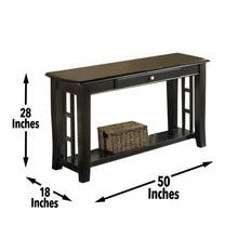 Load image into Gallery viewer, Cassidy - Sofa Table - Black