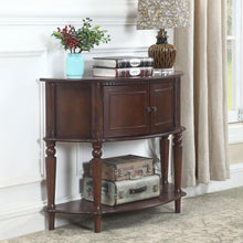 Load image into Gallery viewer, Brenda - 2 Door Demilune Wood Entryway Console Table - Brown