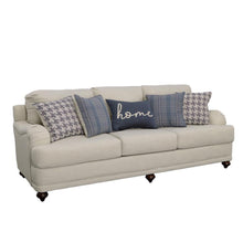 Load image into Gallery viewer, Glenn - Upholstered English Arm Sofa - Light Gray And Blue